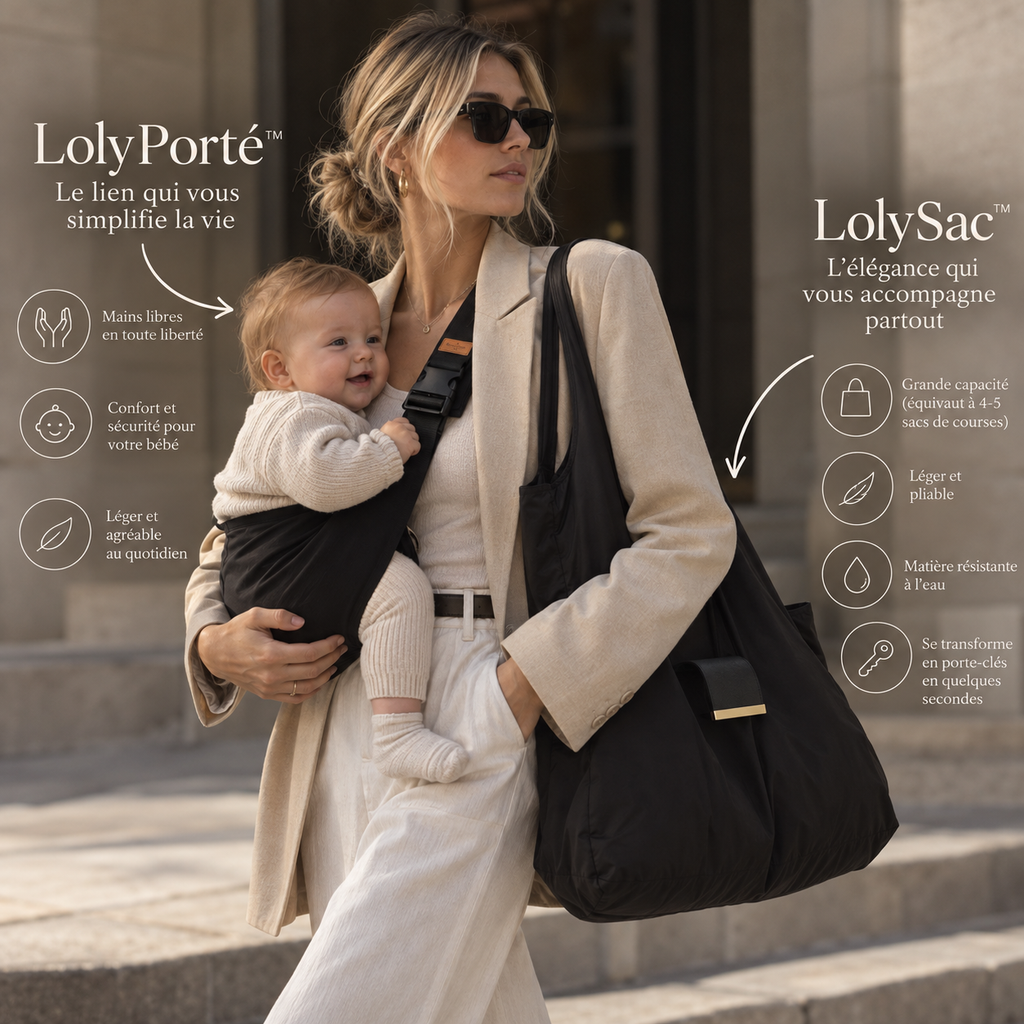 LolySac™️ – Sac porte-clés pliable & réutilisable
