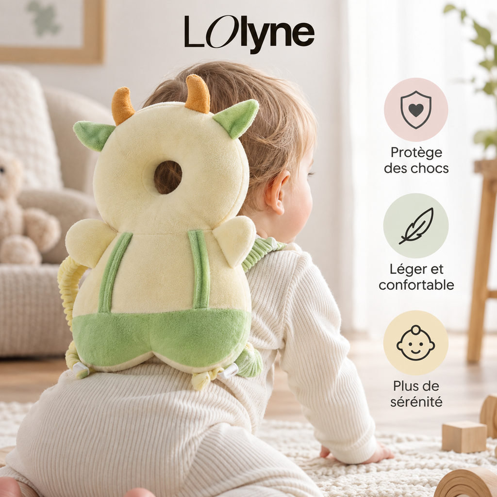LolyCocon™️ – Coussin protecteur bébé pour les premiers pas