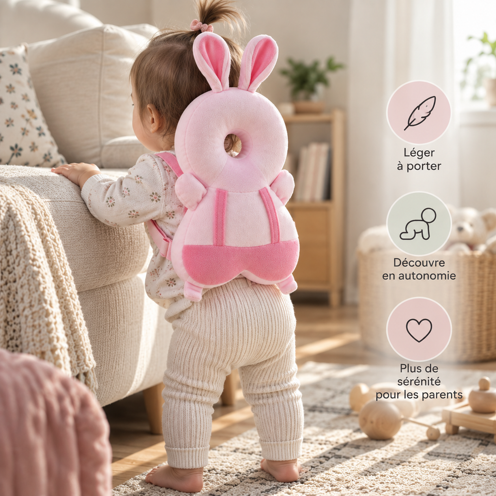 LolyCocon™️ – Coussin protecteur bébé pour les premiers pas