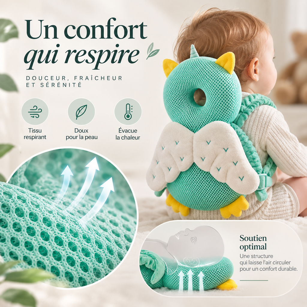LolyCocon™️ – Coussin protecteur bébé pour les premiers pas