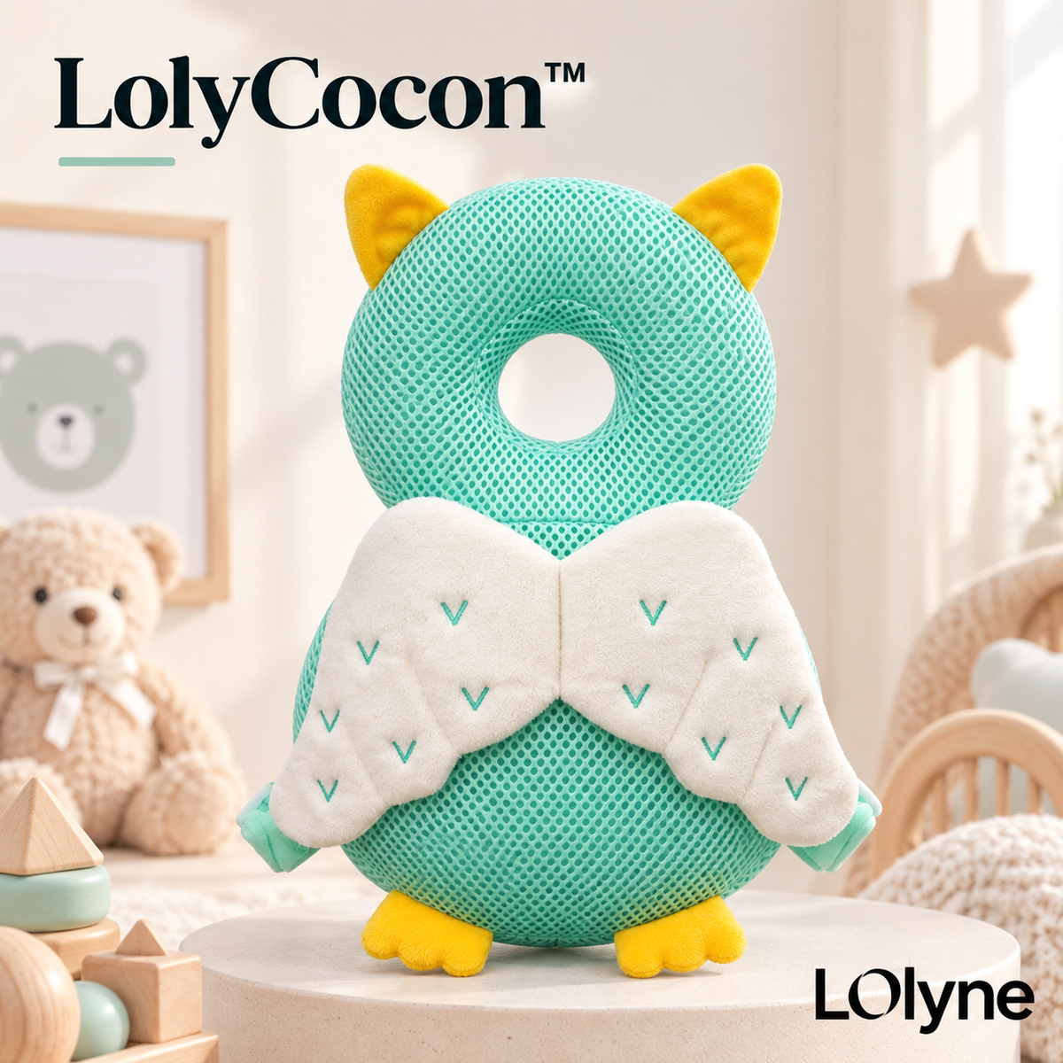 LolyCocon™️ – Coussin protecteur bébé pour les premiers pas