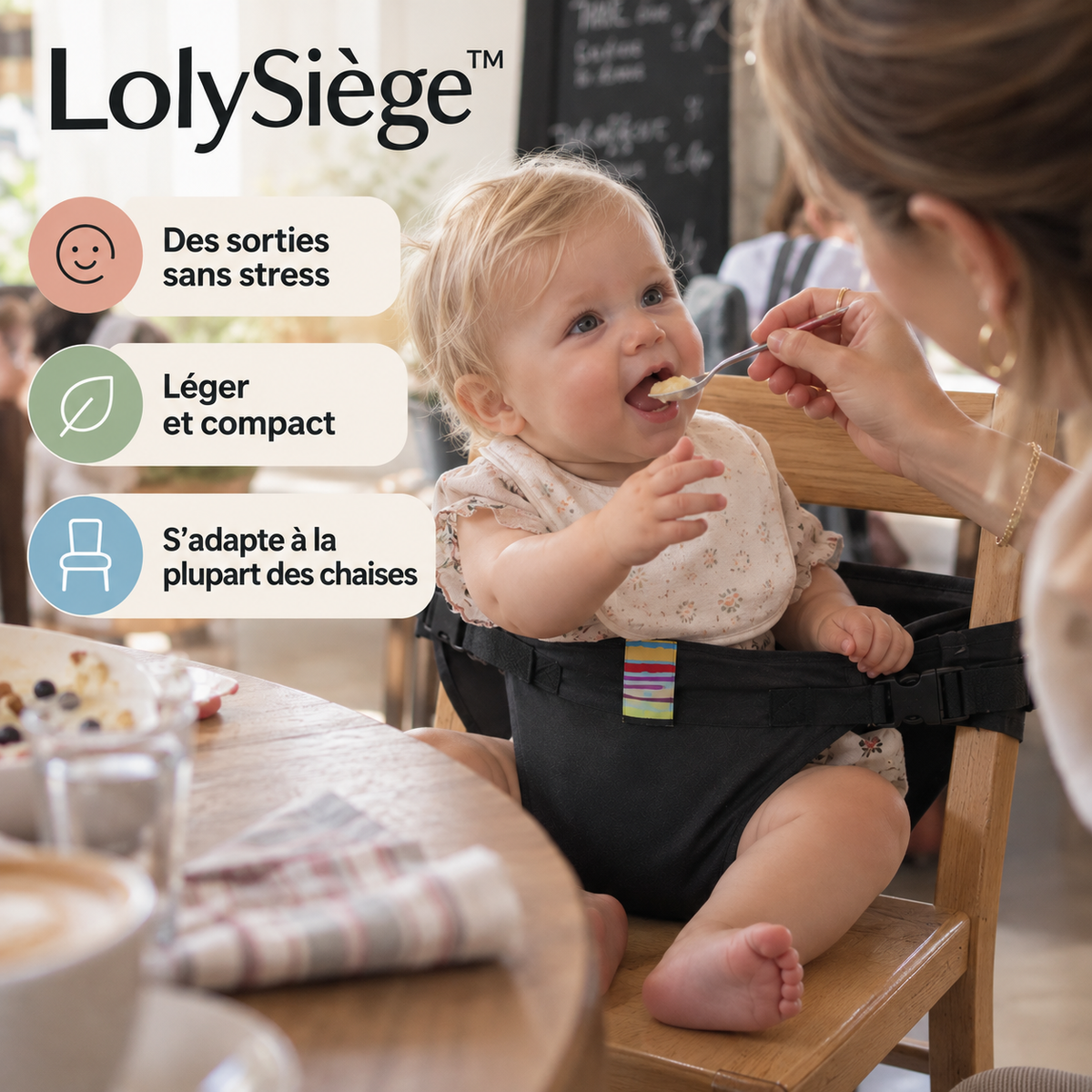 LolySiège™️ – Harnais d’assise portable pour enfant