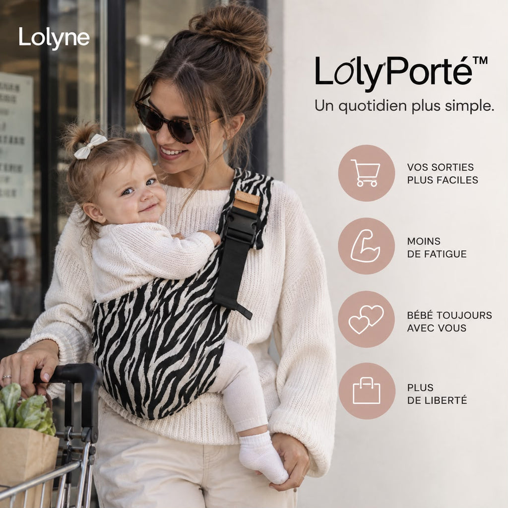 LolyPorté™ – Porte-bébé compact & léger